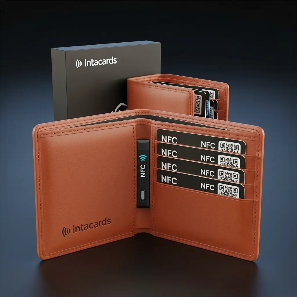 Intacards NFC Bifold Wallet – Leather